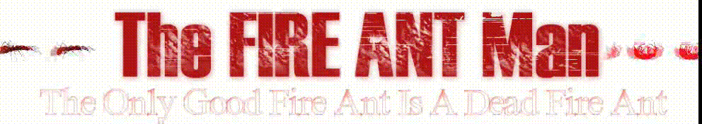 A red and white logo for the fire ant institute.