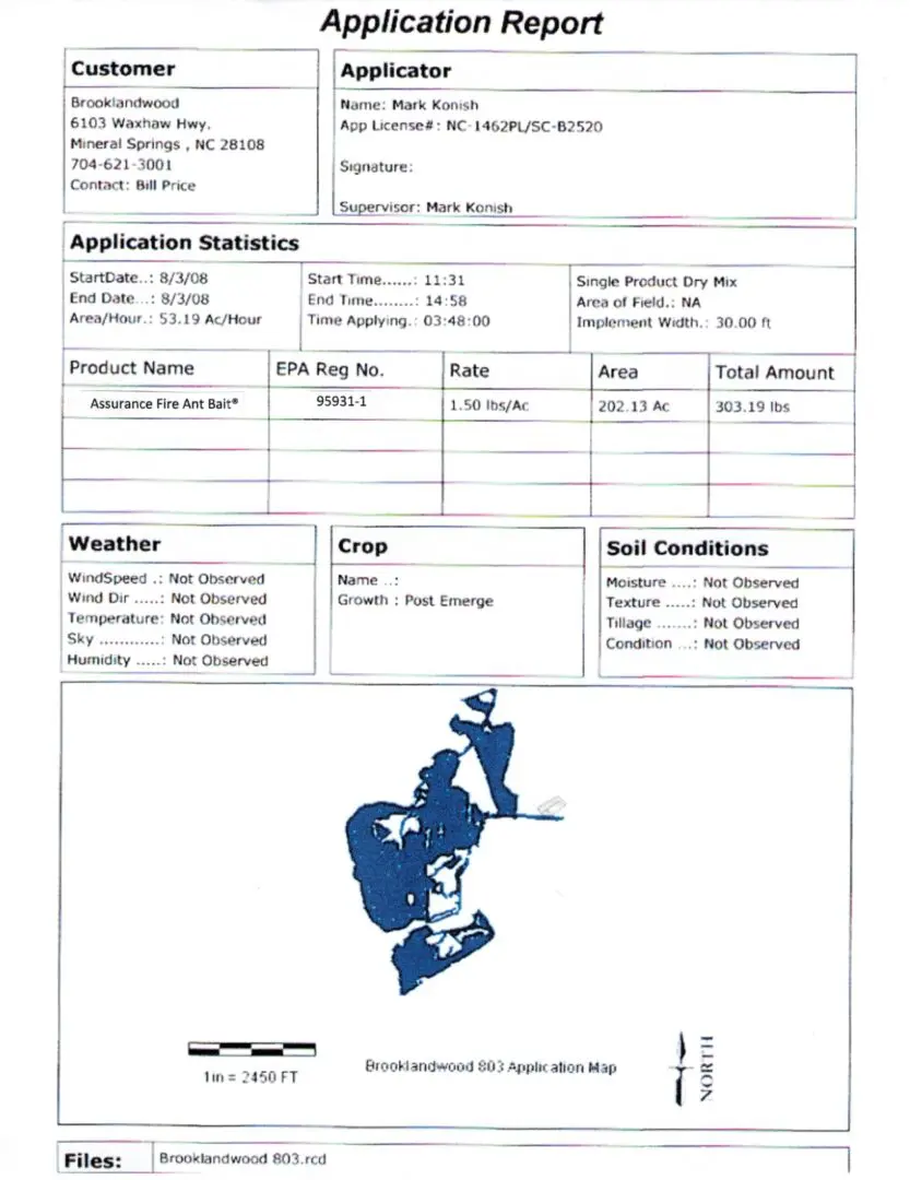 A page of the application form for a product.